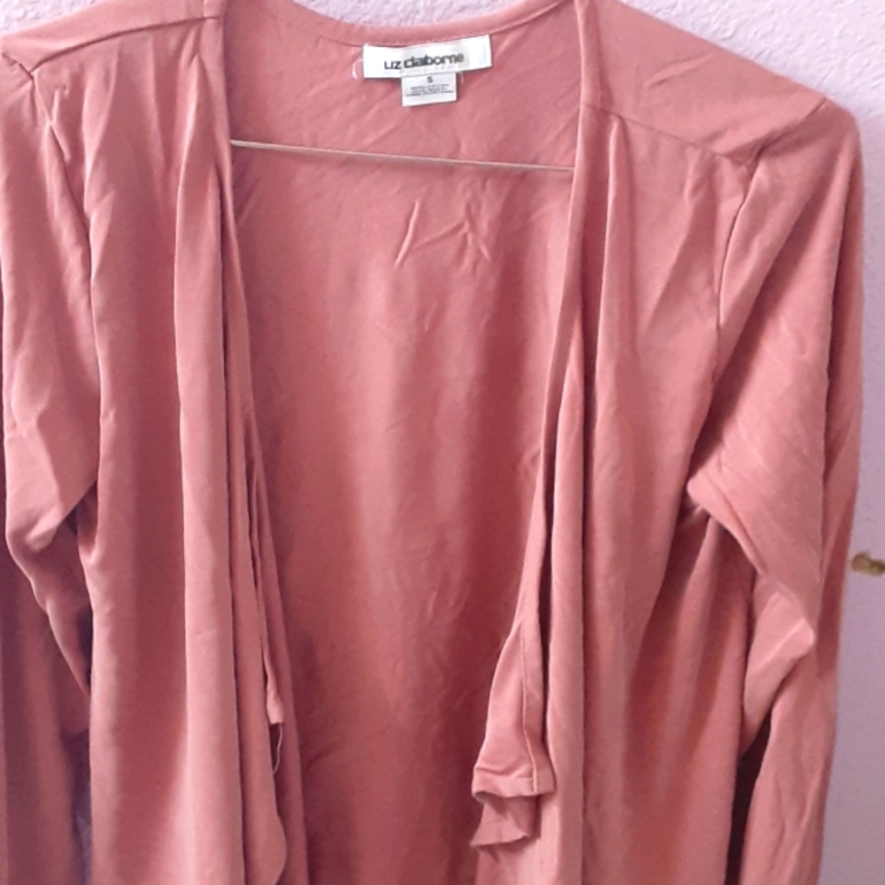 Pink cardigan